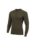 ACLIMA - Hotwool Shirt 230gram, Crewneck, Oliven, str. XL