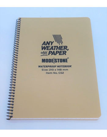 LANCER - Field Cover A5 with MODESTONE Waterproof Notebook A5