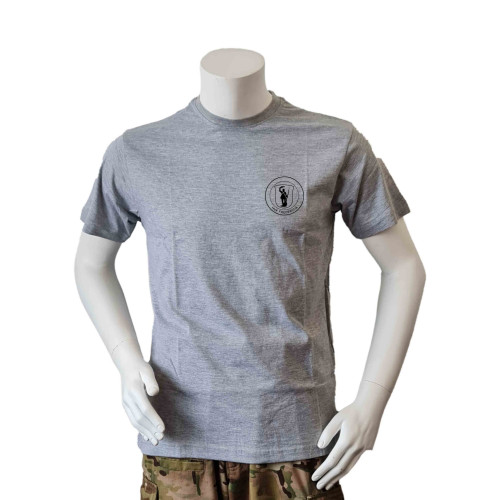 LANCER - T-shirt, Grå m. HVK Fredericia, tryk på bryst