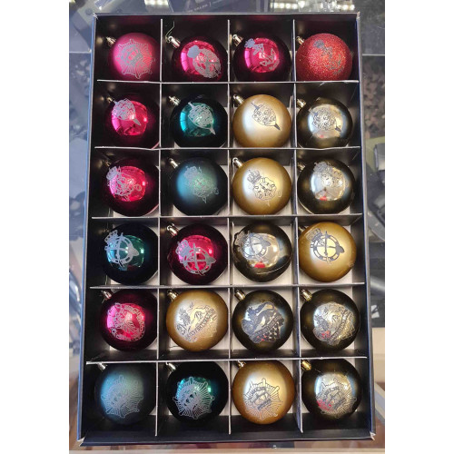 Julekugle med Regimentsmotiv, 1 stk.