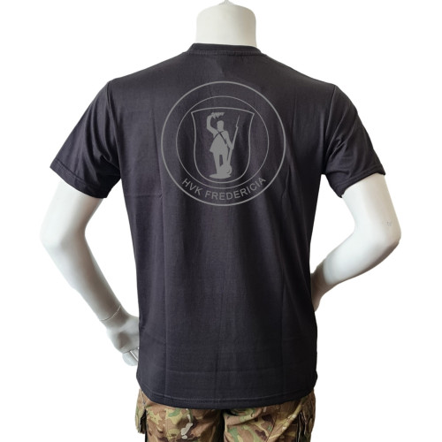 LANCER - T-shirt, Sort m. HVK Fredericia, tryk på bryst