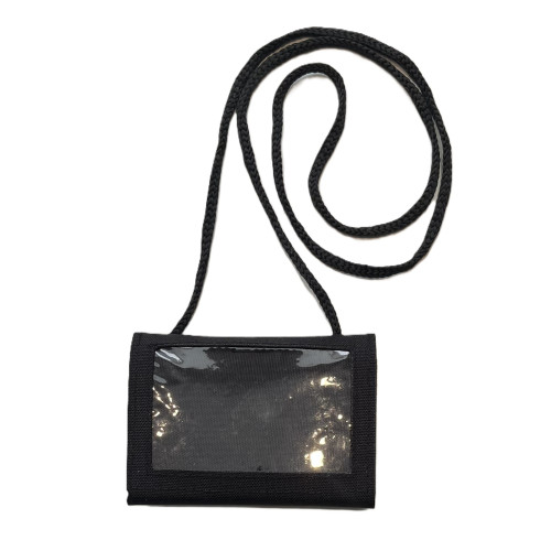 LANCER - ID Wallet with cord, black