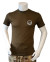 LANCER - T-shirt, Oliven m. HVK AROS, tryk på bryst