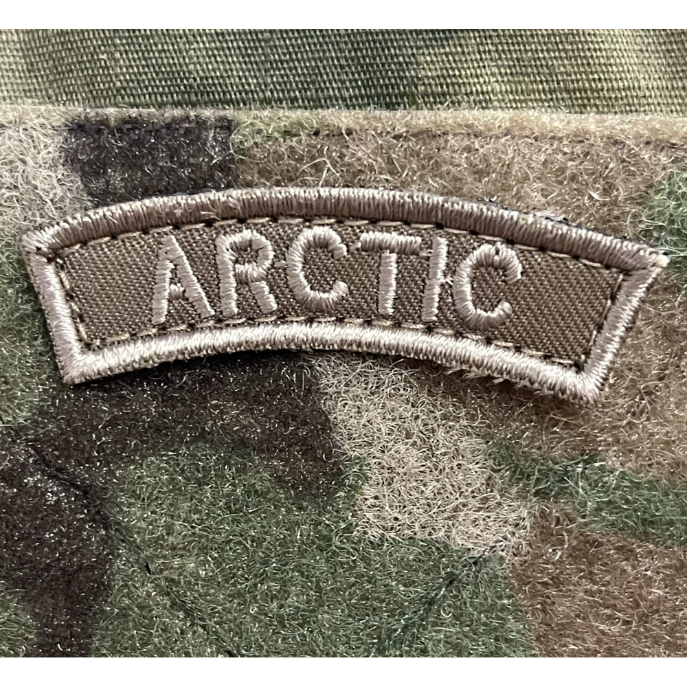 LANCER - ARCTIC, buet mærke med velcro, Khaki på khaki