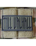 TILL VALHALL Patch, Svenska, Svart / Grön 4 x 8cm