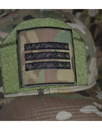 Feltgradstegn Overkonstabel-1, MultiCam på Velcro