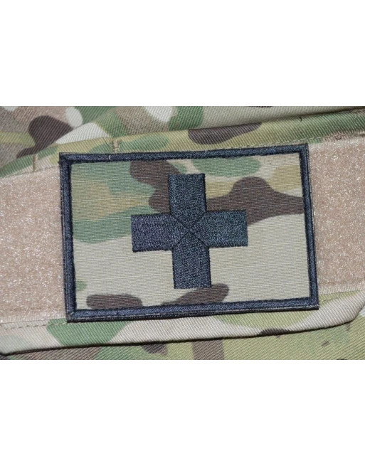Røde kors mærke 8x5 - MultiCam på velcro Røde kors mærke 8x5 - MultiCam på velcro