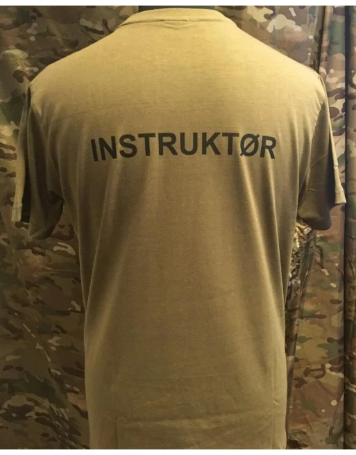 RAVEN - T-shirt, MTS-khaki - med INSTRUKTØR tryk RAVEN - T-shirt, MTS-khaki - med INSTRUKTØR tryk