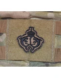 Dansk UBÅDs Emblem - MTS-Khaki på Velcro