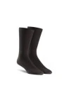 FoxRiver - Dress Liner sok, Sort, 2 par