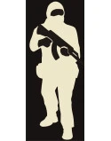 Reshet Graf - Thermal Target, Full Man AK-47 (116x48cm)