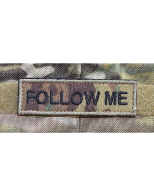 FOLLOW ME Patch - MultiCam med velcro FOLLOW ME Patch - MultiCam med velcro